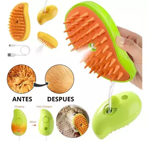 CEPILLO A VAPOR PARA MASCOTAS 🐱🐶