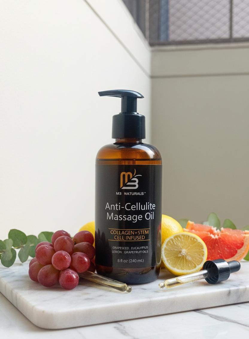 Naturals: Aceite para eliminar la celulitis con Colágeno hidrolizado + células madre vegetales