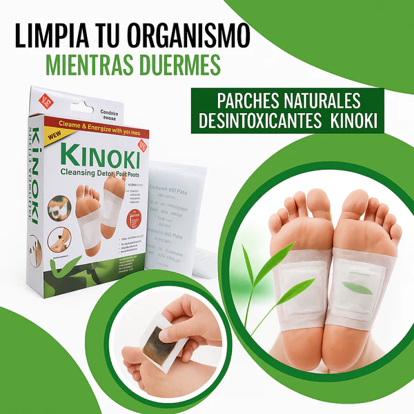 Parches Desintoxicante Kinoki Kiyomi/ Pack 10 unds