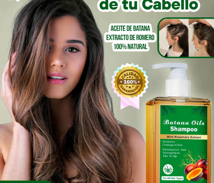 Batana Oil Shampoo — Detén la caída y revive tu cabello desde la raíz