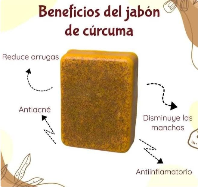 jabón de cúrcuma 3 X 59.90 